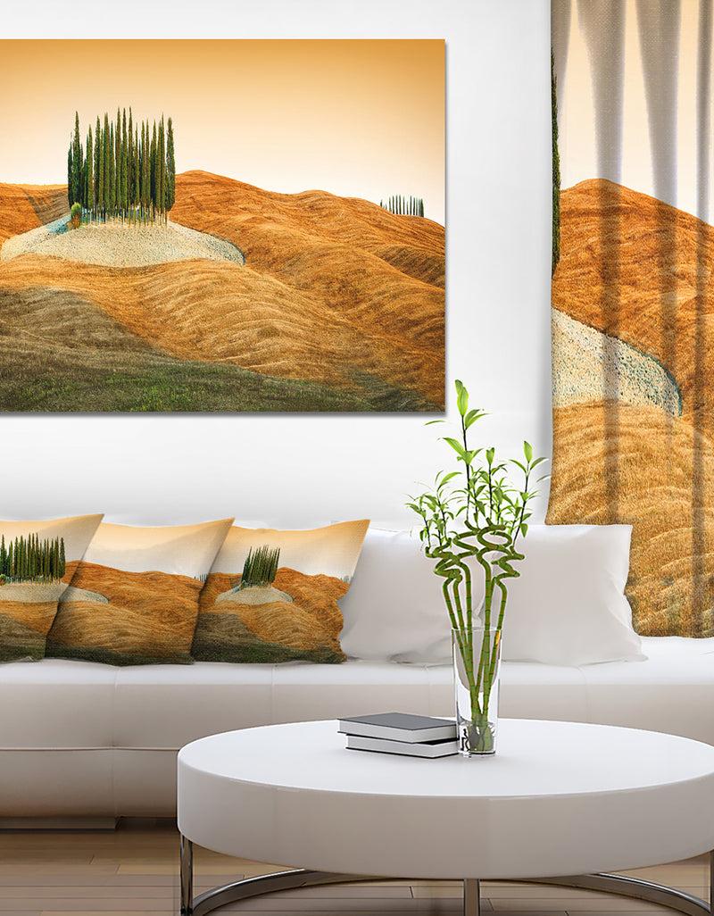 DesignQ Cypress Grove Panorama - Landscape Canvas Wall Artwork