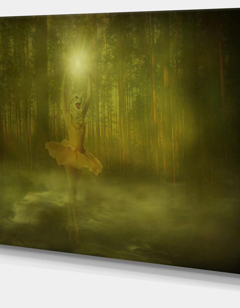DesignQ Dance Of The Sun Landscape - Photo Canvas Art Print