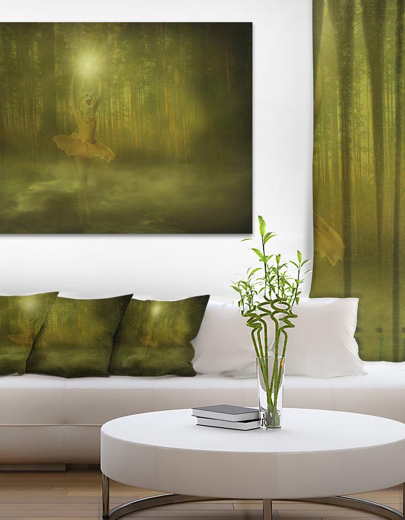 DesignQ Dance of the Sun Landscape - Photo Canvas Art Print