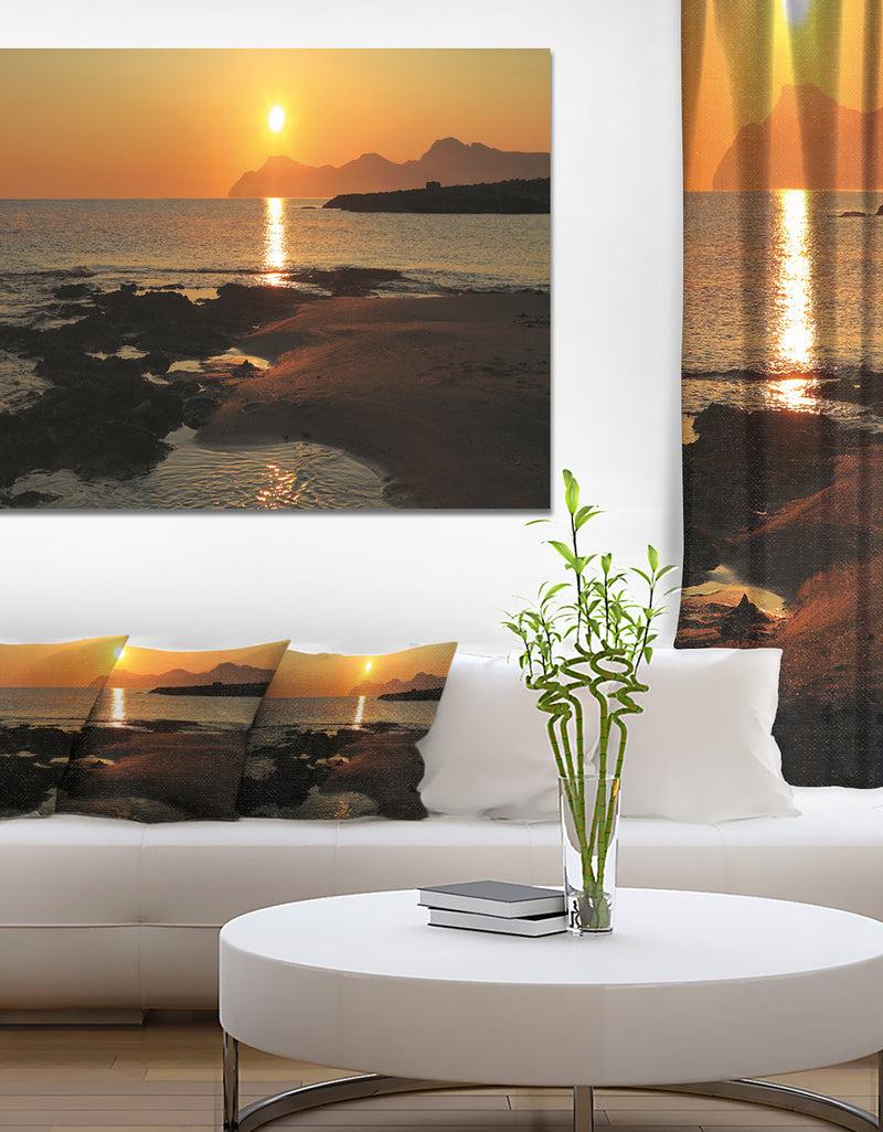 DesignQ Dawn on Majorca Panorama - Landscape Wall Artwork