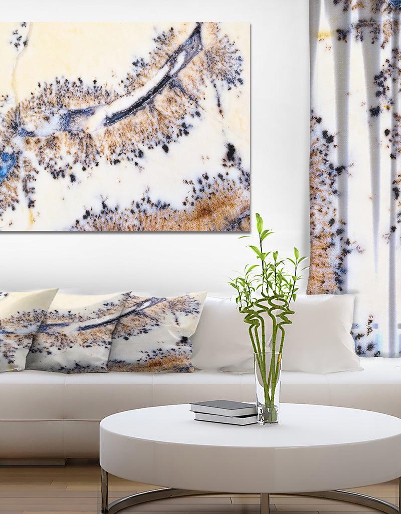 DesignQ Decorative Moss Agate - Stone Photographic On Wrapped Canvas