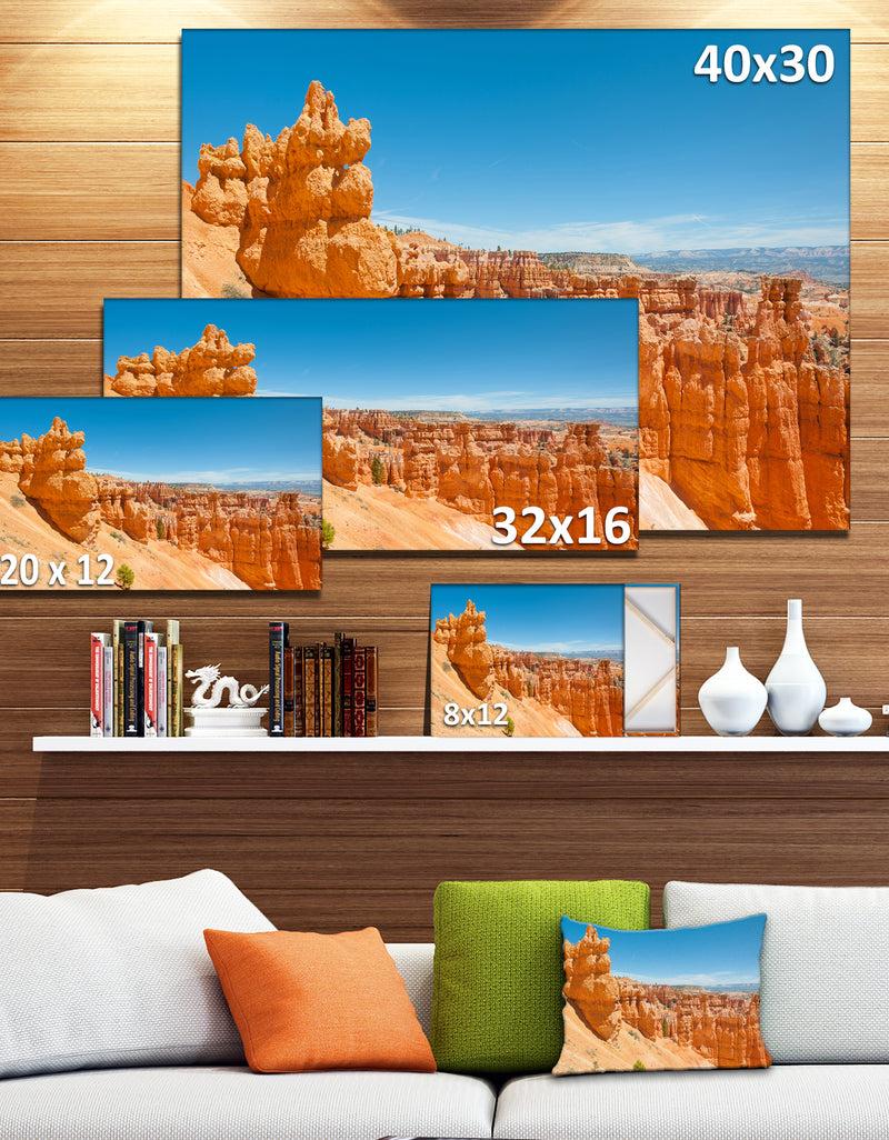 DesignQ Design Canvas Art Print 'Beautiful Bryce Canyon - Extra Large Landscape Canvas Art Print
