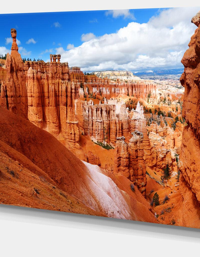 DesignQ Design Canvas Art Print 'Sandstone Hoodoos In Bryce Canyon - Extra Large Landscape Canvas Art Print