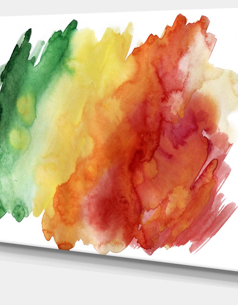DesignQ Color Explosion - Abstract Canvas Art Print