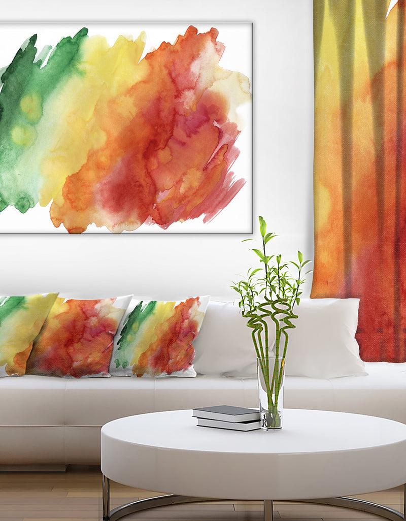 DesignQ Color Explosion - Abstract Canvas Art Print