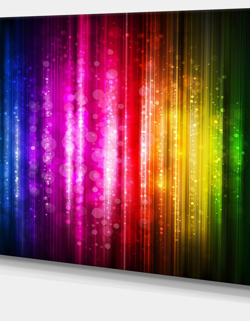 DesignQ Glowing Background - Abstract Canvas Artwork