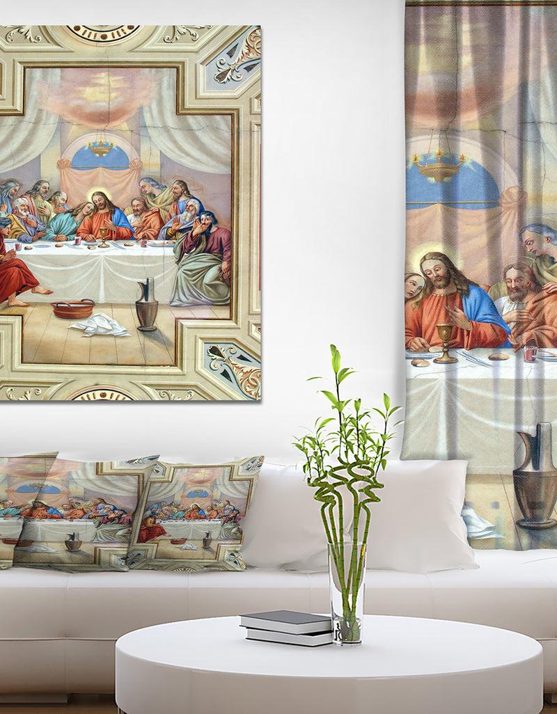 DesignQ Last Supper - People Art On Wrapped Canvas