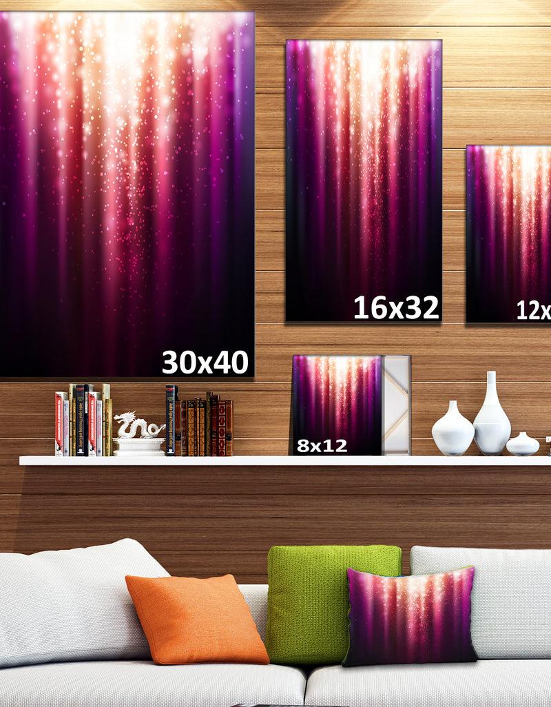 DesignQ Magic Light - Abstract Canvas Art Print