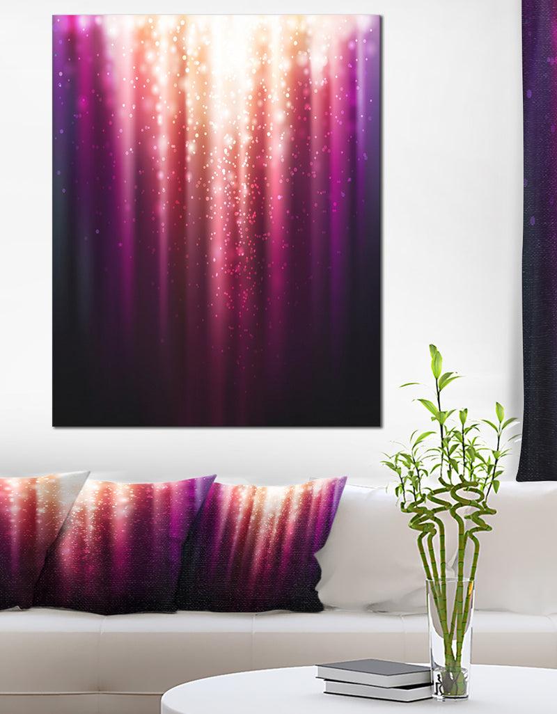 DesignQ Magic Light - Abstract Canvas Art Print