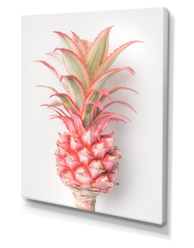 DesignQ Pineapple - Tropical Canvas Wall Art