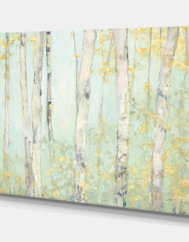 DesignQ RW Spring Birches - Cottage Canvas Wall Art