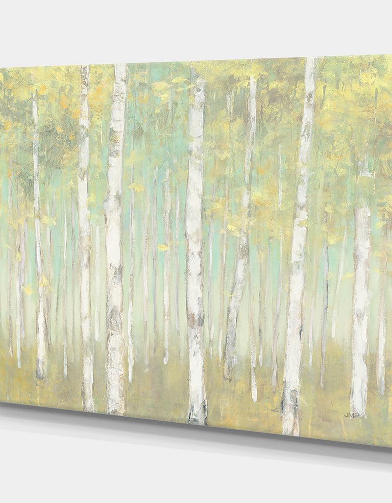 DesignQ RW Sylvan Birches - Cottage Canvas Wall Art