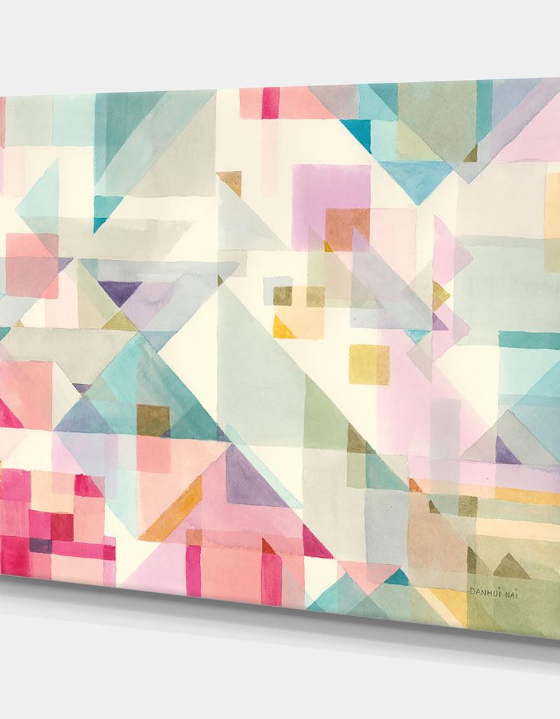 DesignQ RW Try Angles I - Modern Canvas Wall Art