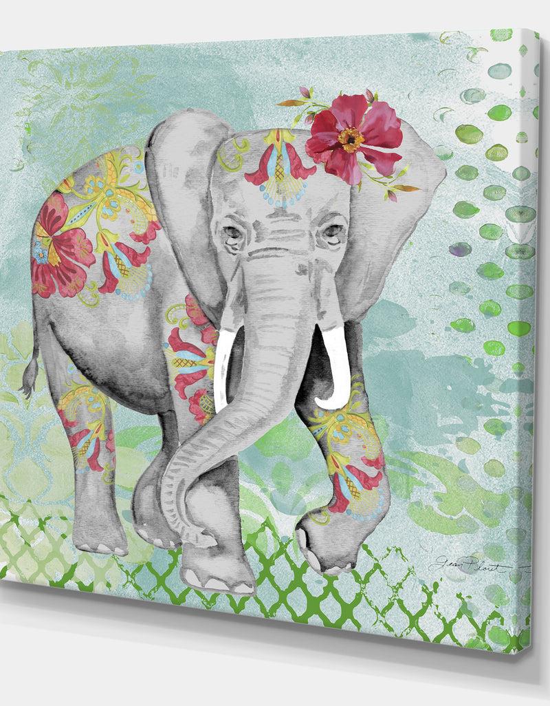 DesignQ Safari Dancer - Cottage Canvas Wall Art