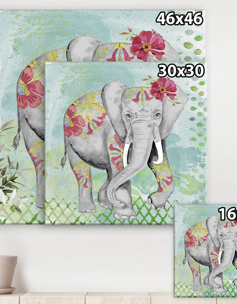 DesignQ Safari Dancer - Cottage Canvas Wall Art