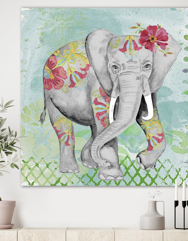 DesignQ Safari Dancer - Cottage Canvas Wall Art