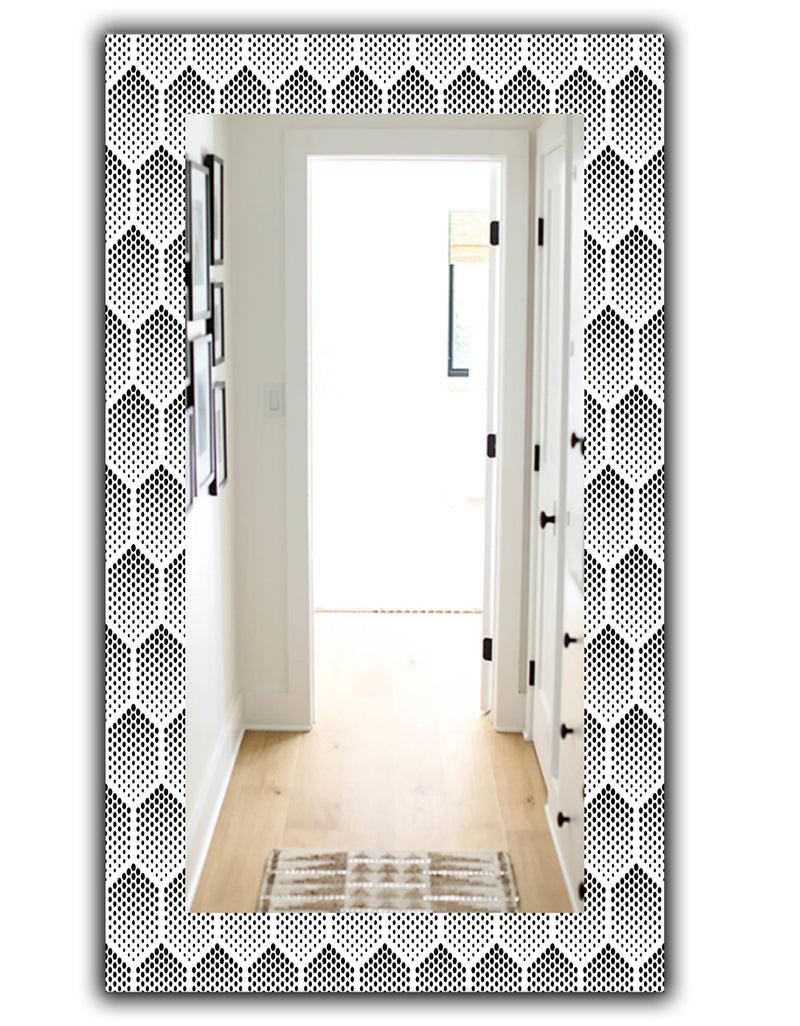 DesignQ Scandinavian 2 - Modern Mirror - Wall Mirror