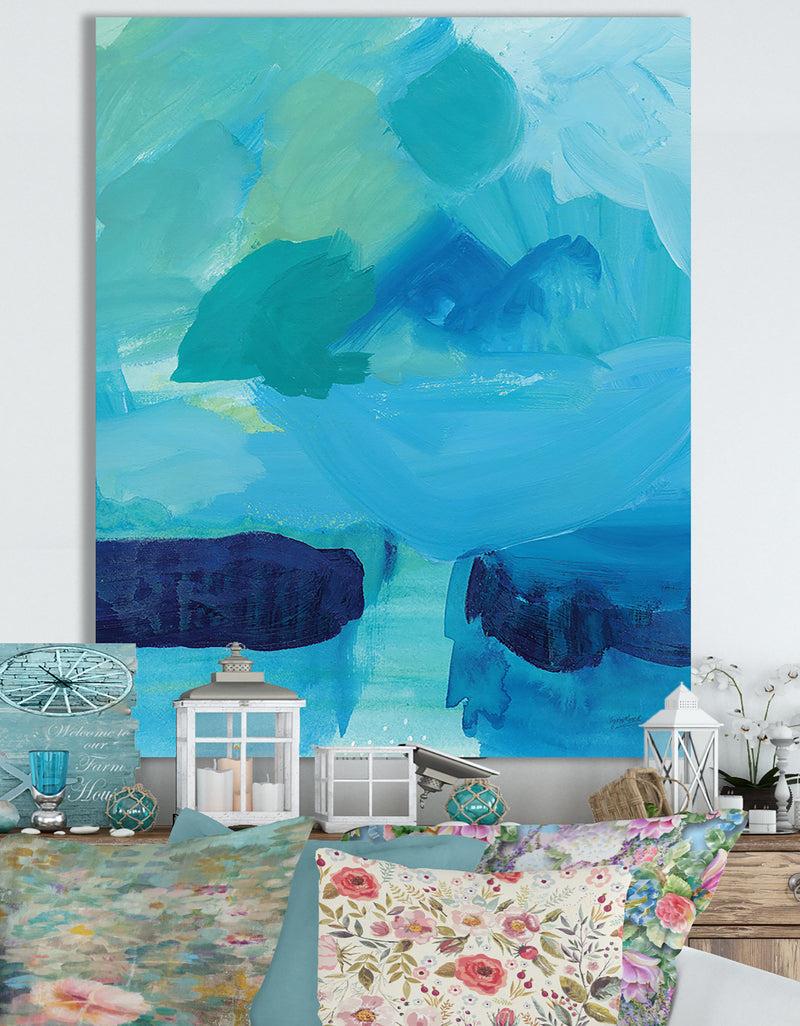 DesignQ Seascape I - Cottage Canvas Wall Art