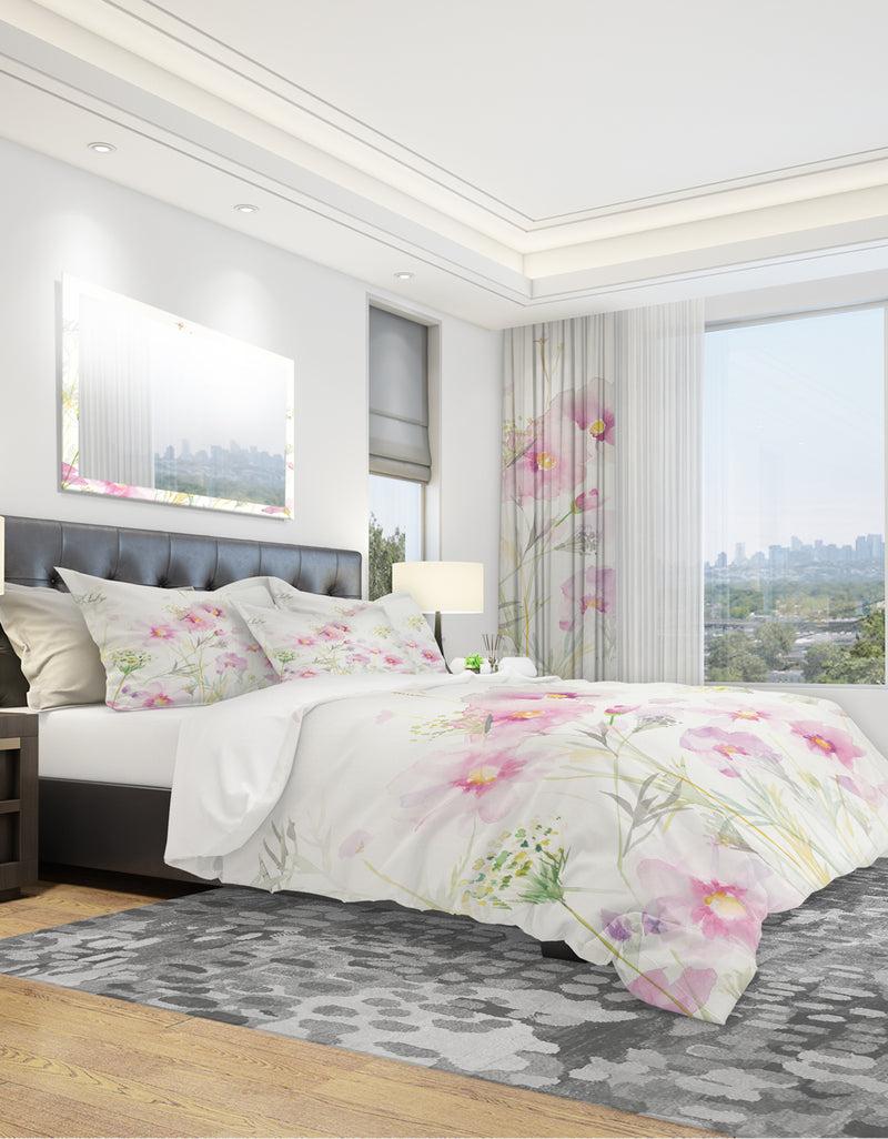 DesignQ Shabby Flower IV - Shabby Duvet Cover Set