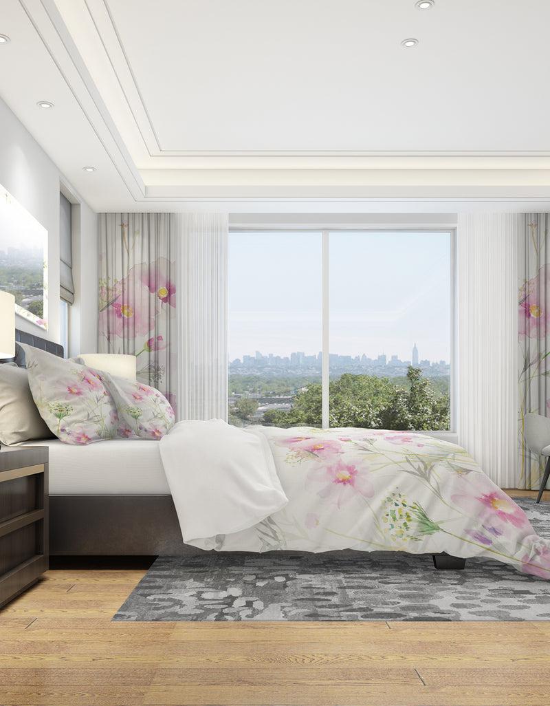 DesignQ Shabby Flower IV - Shabby Duvet Cover Set