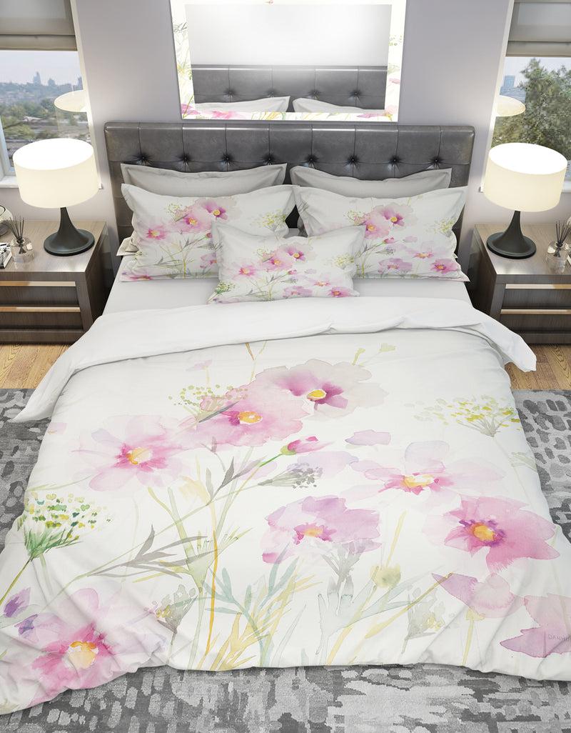 DesignQ Shabby Flower IV - Shabby Duvet Cover Set