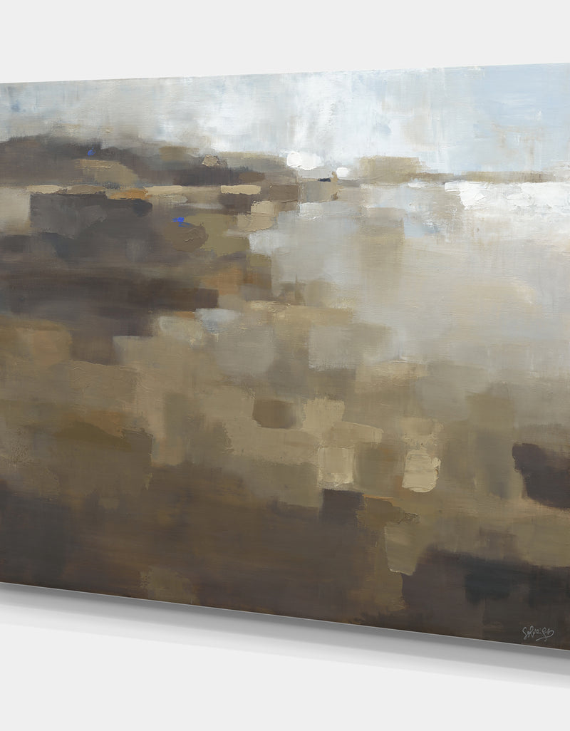 DesignQ Shades Of Gray - Canvas Art Print