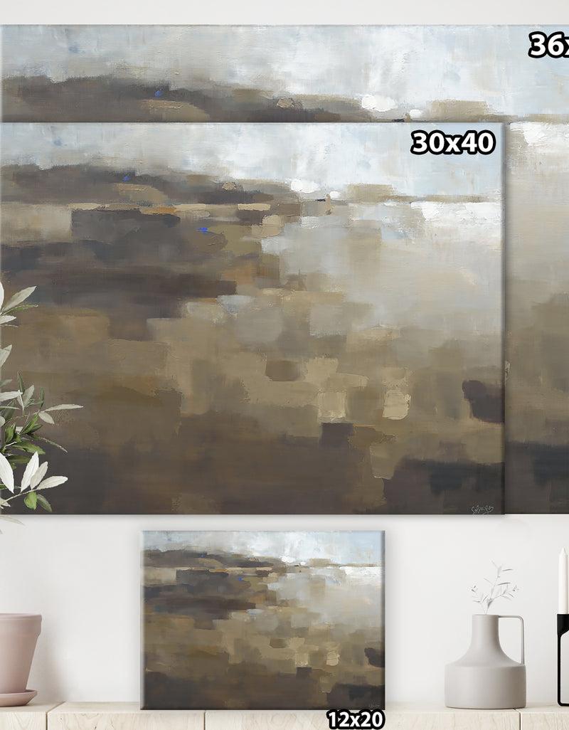 DesignQ Shades Of Gray - Canvas Art Print