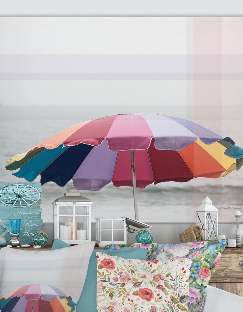 DesignQ Shady VI - Cottage Canvas Wall Art