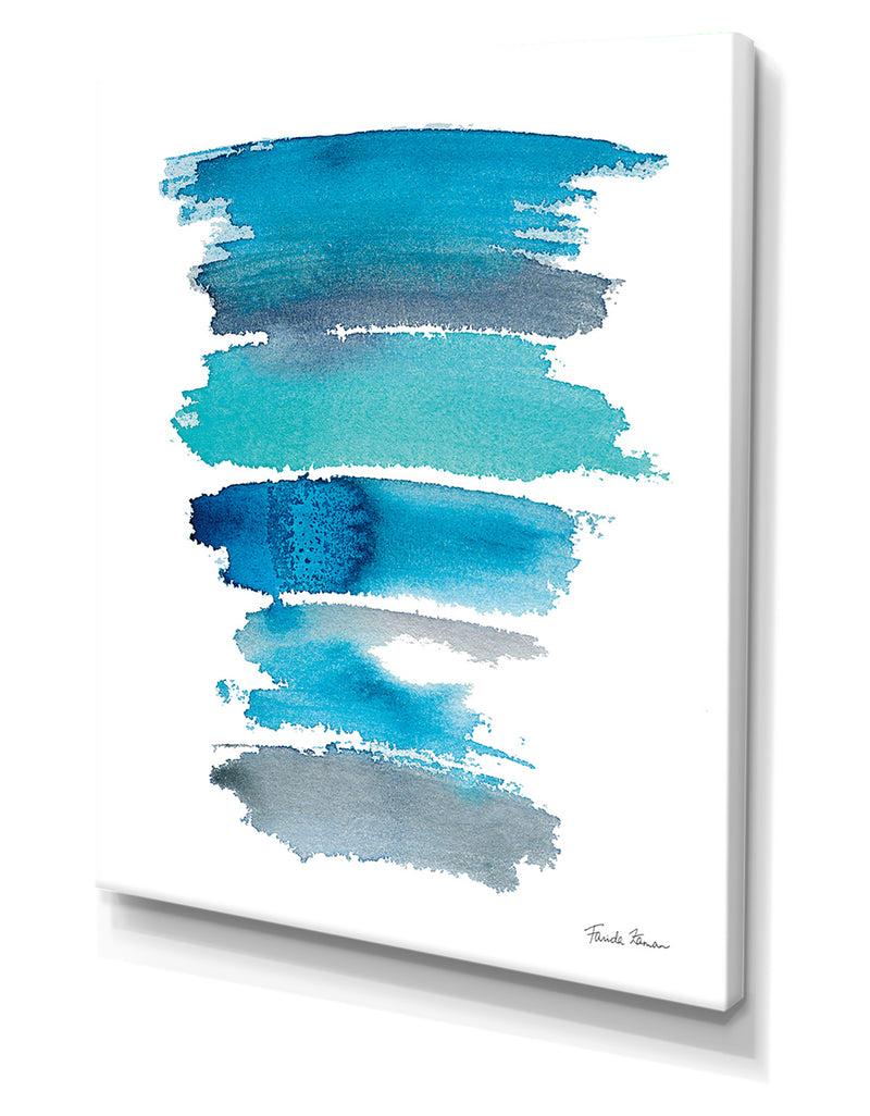 DesignQ Sideways II - Modern Canvas Wall Art