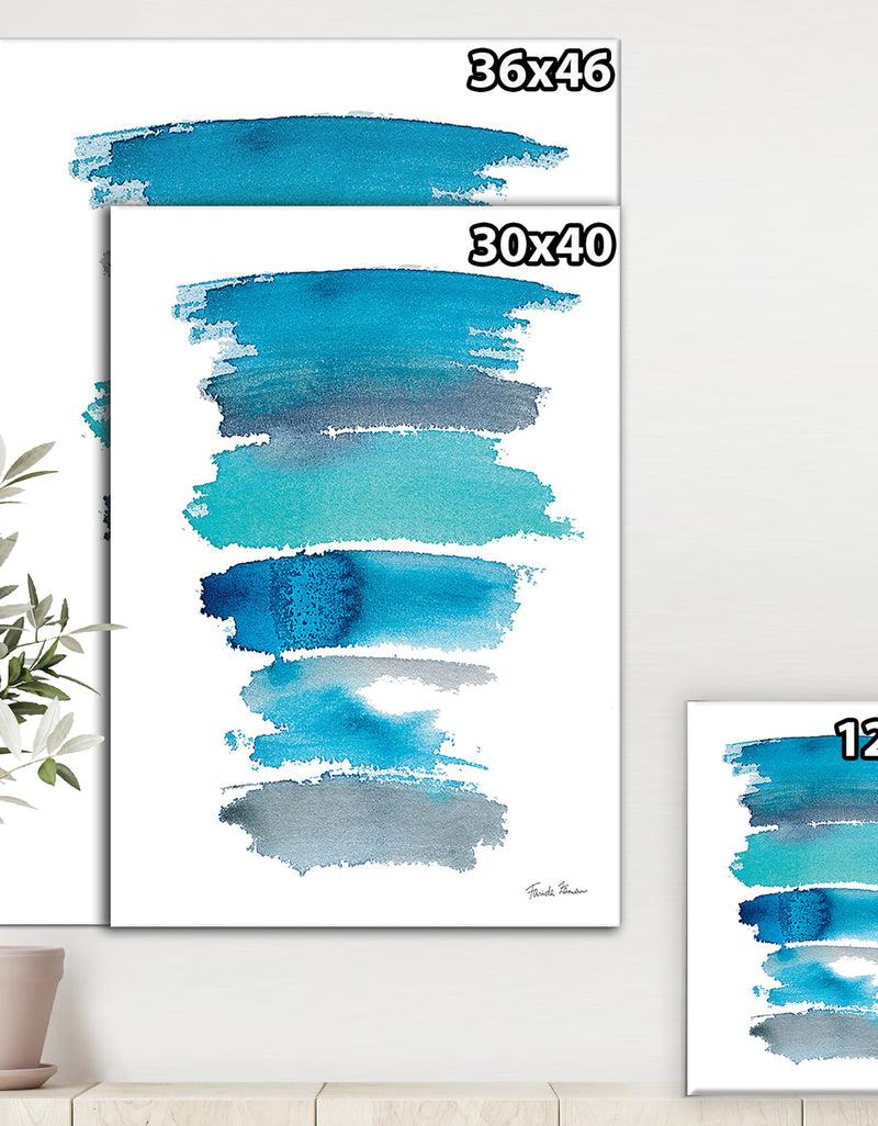 DesignQ Sideways II - Modern Canvas Wall Art