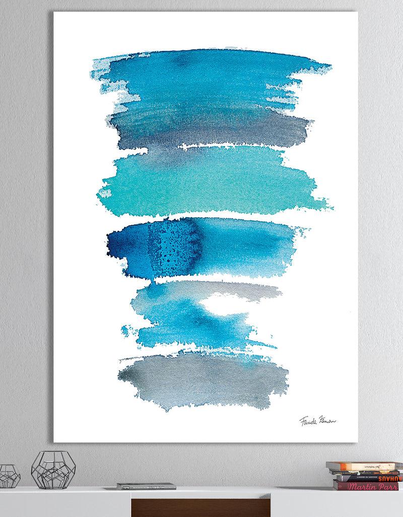 DesignQ Sideways II - Modern Canvas Wall Art