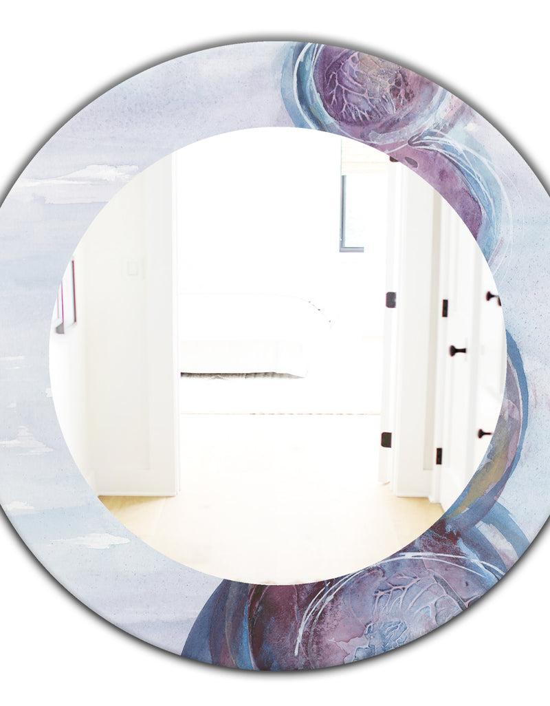 DesignQ Silver Orchid Alba Modern Bathroom Mirror