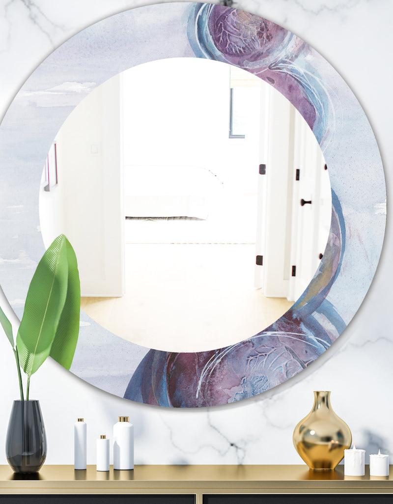 DesignQ Silver Orchid Alba Modern Bathroom Mirror