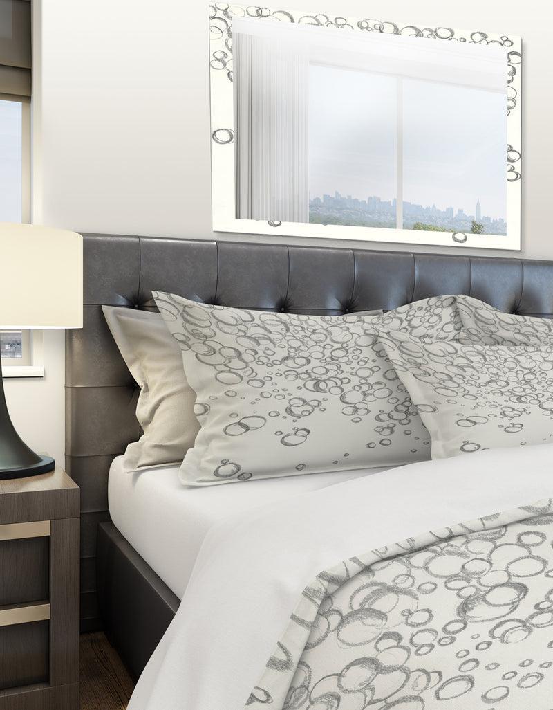 DesignQ Simple Bubbles I - Geometric Duvet Cover Set