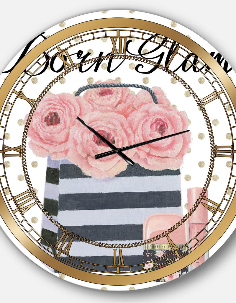 DesignQ Simply Splendid II - Posh & Luxe Wall CLock