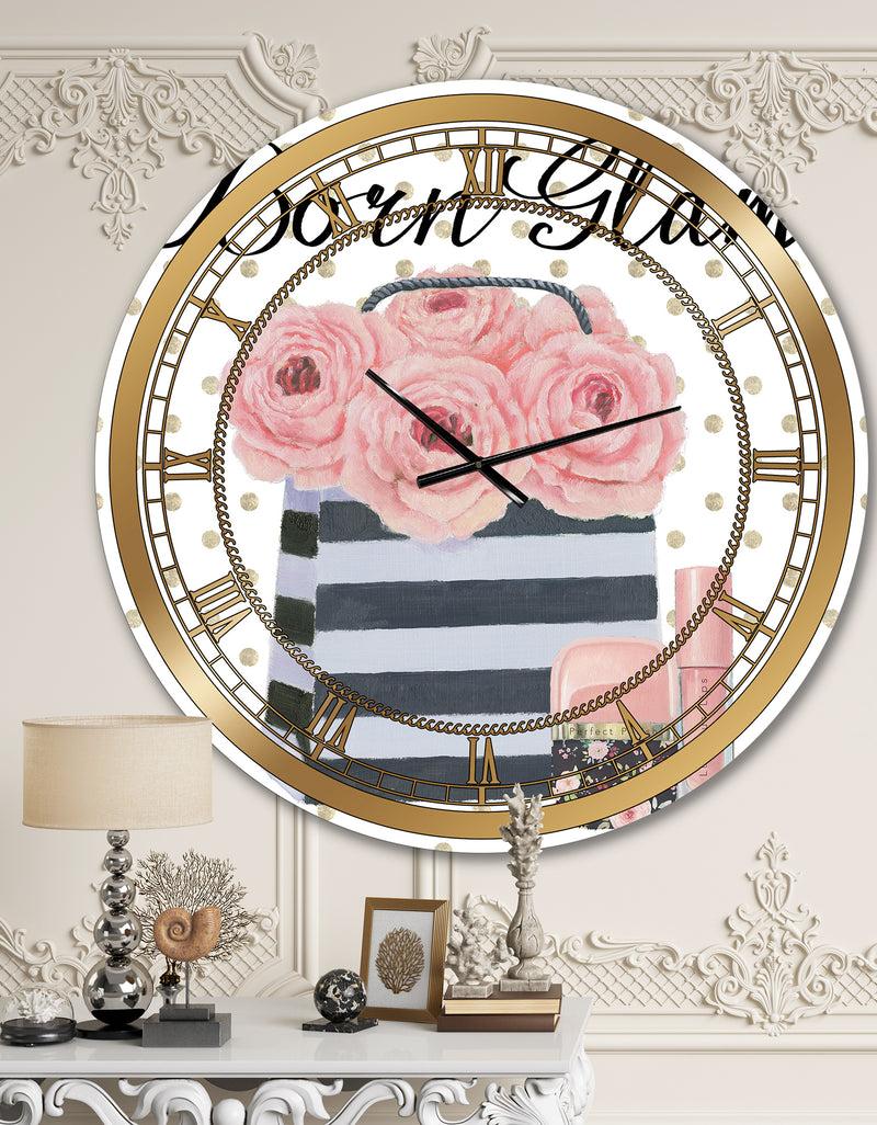 DesignQ Simply Splendid II - Posh & Luxe Wall CLock