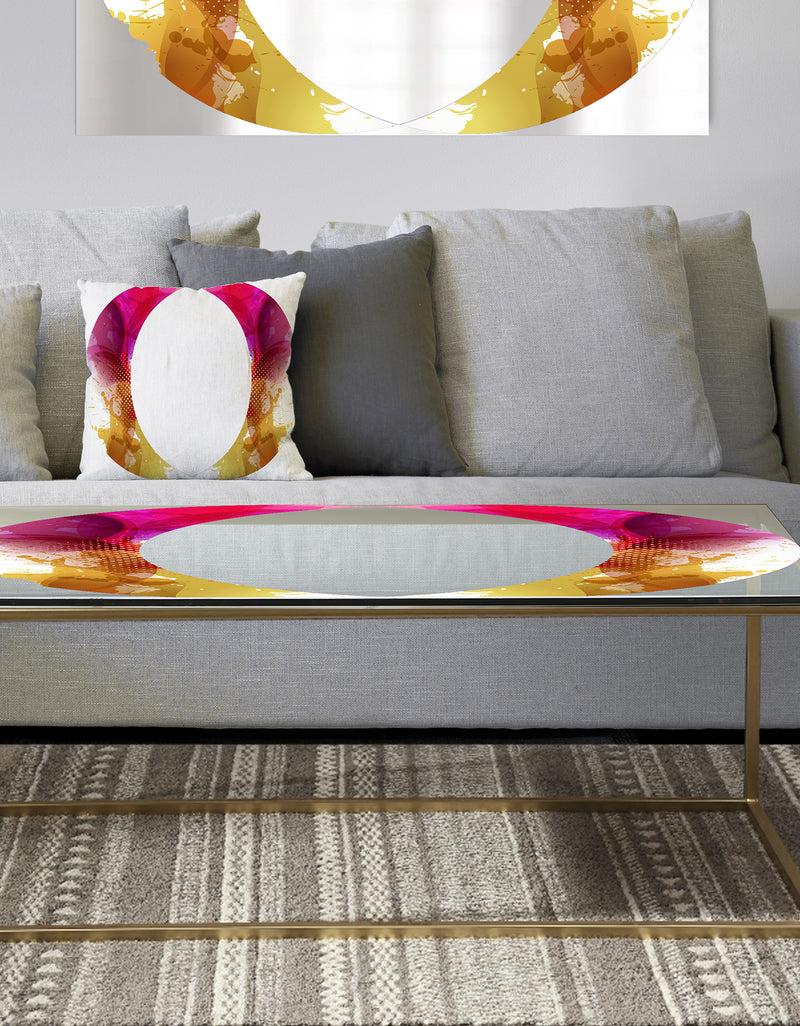 DesignQ Splash - Metal Traditional Coffee Table