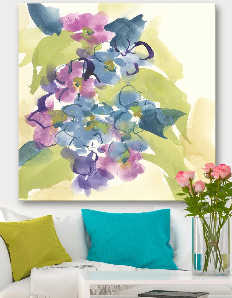 DesignQ Spring Bouquet II - Traditional Canvas Art
