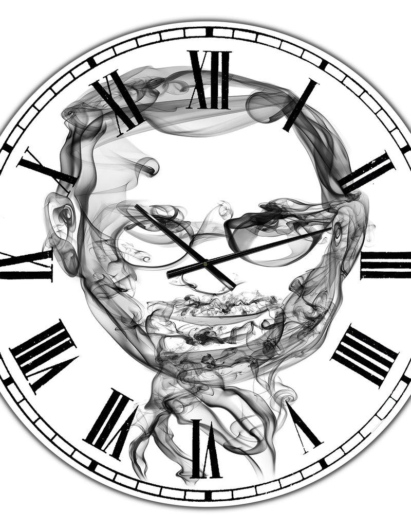 DesignQ Steve Jobs - Oversized Modern Wall Clock