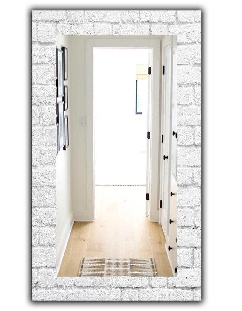 DesignQ Stone 3 - Traditional Mirror - Vanity Mirror