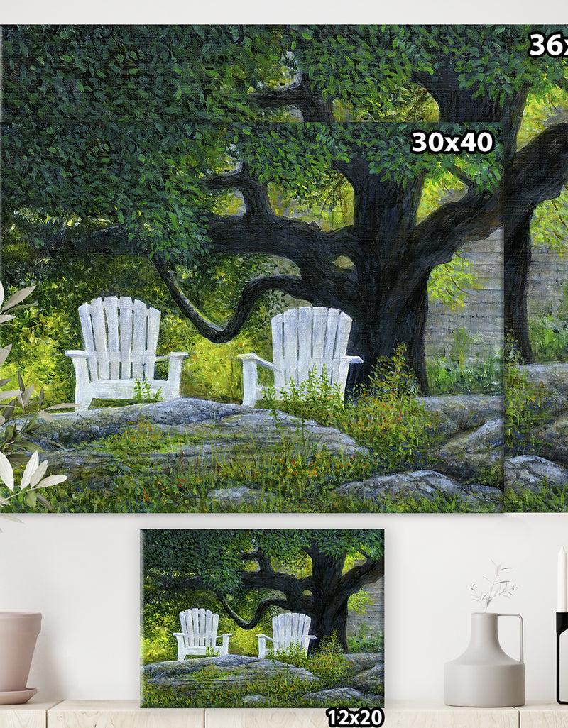 DesignQ Summer Shade - Farmhouse Canvas Artwork