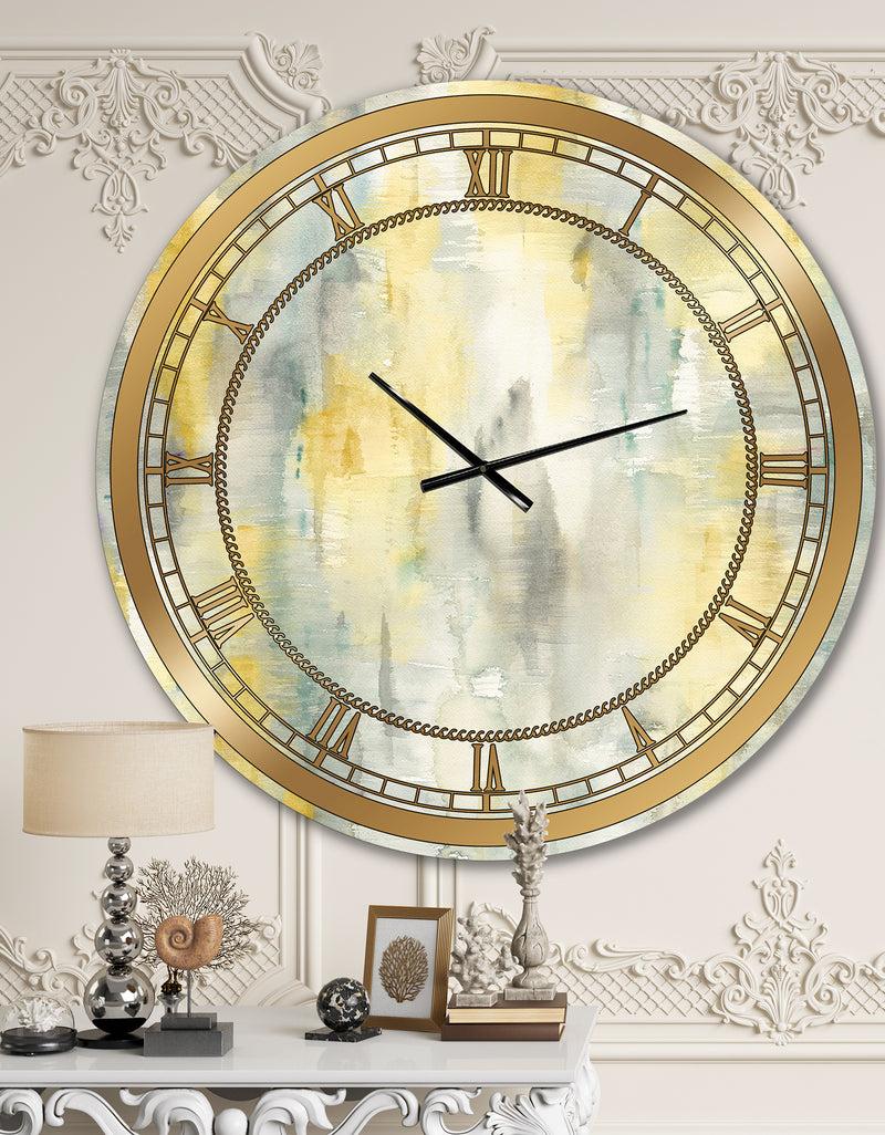 DesignQ Summer Shower - Glam Wall CLock