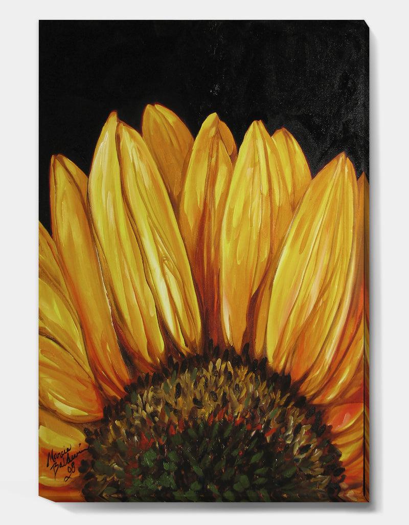 DesignQ Sunflower Sunflower - Cottage Canvas Artwork