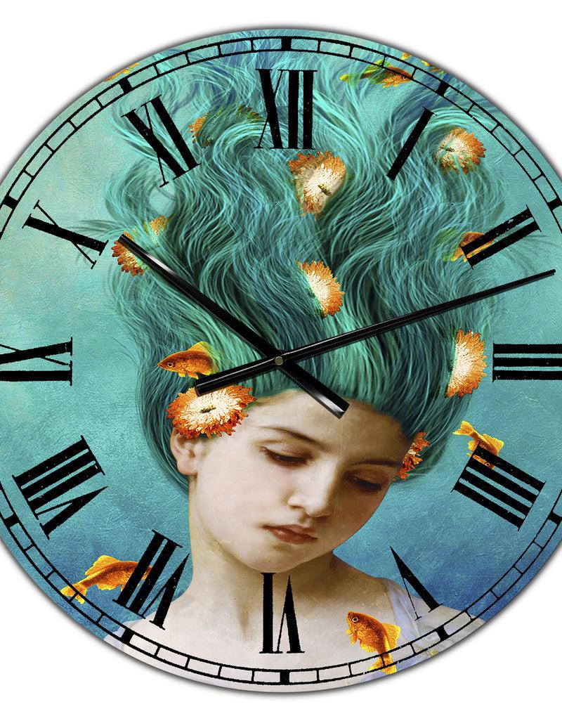 DesignQ Sweet Allure - Large Modern Wall Clock