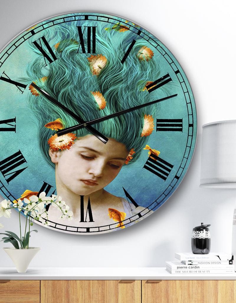 DesignQ Sweet Allure - Large Modern Wall Clock