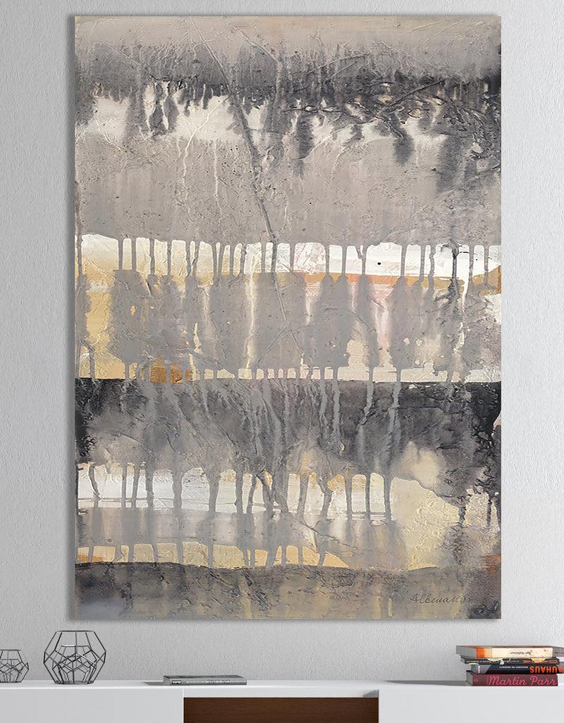 DesignQ Tectonic I - Modern Canvas Wall Art