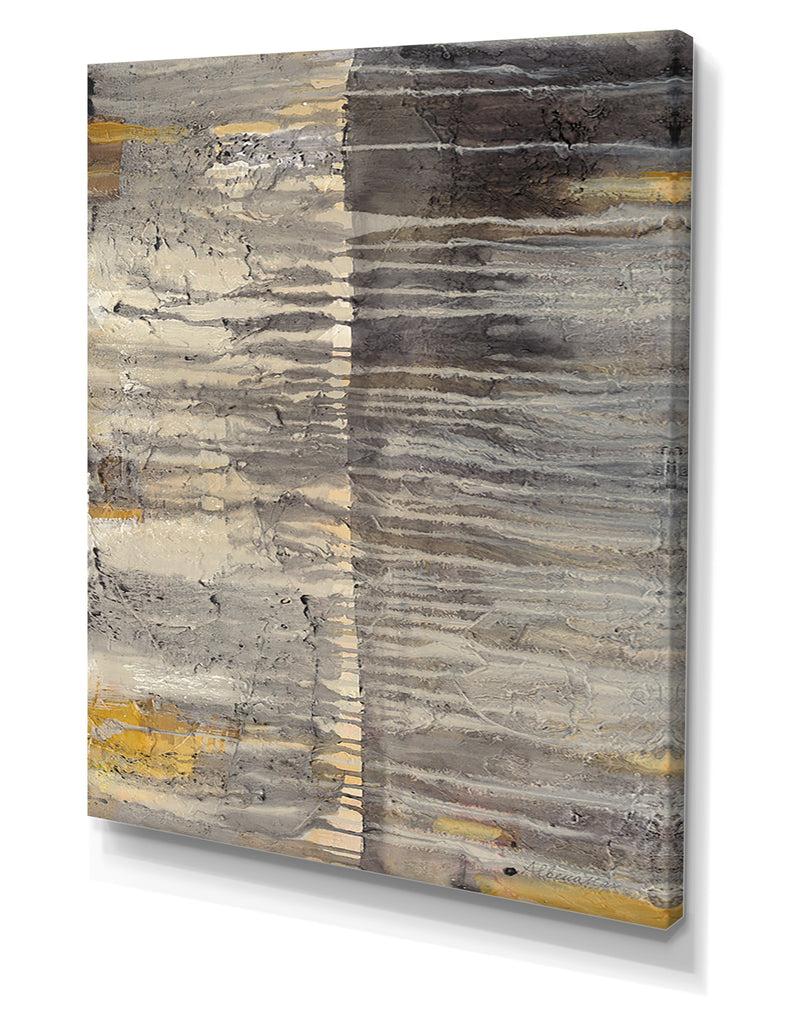 DesignQ Tectonic II - Modern Canvas Wall Art
