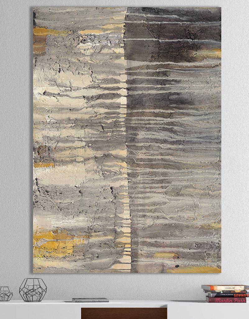 DesignQ Tectonic II - Modern Canvas Wall Art