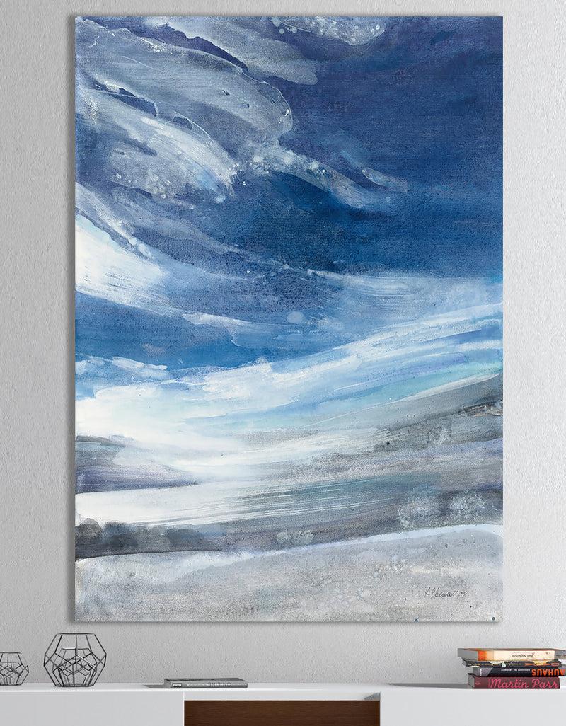 DesignQ The Lake - Modern Canvas Wall Art