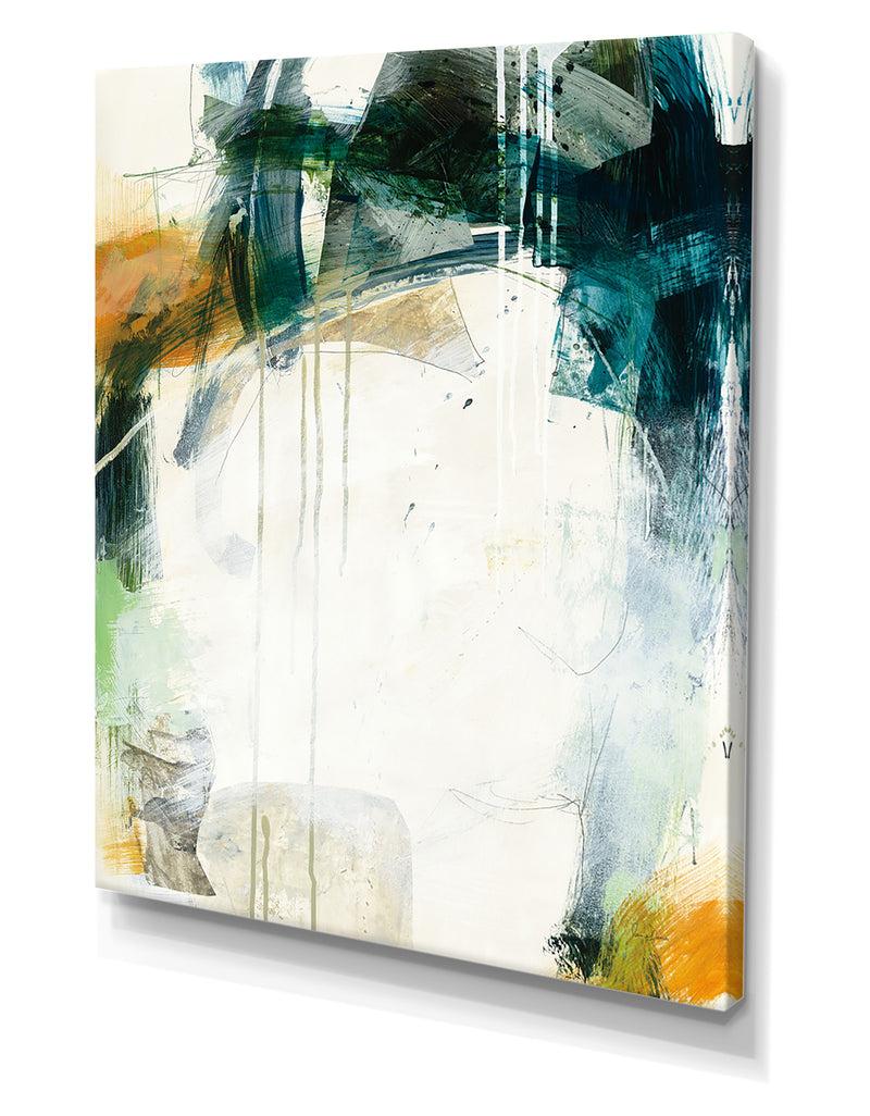 DesignQ Turbulence I - Modern Canvas Wall Art
